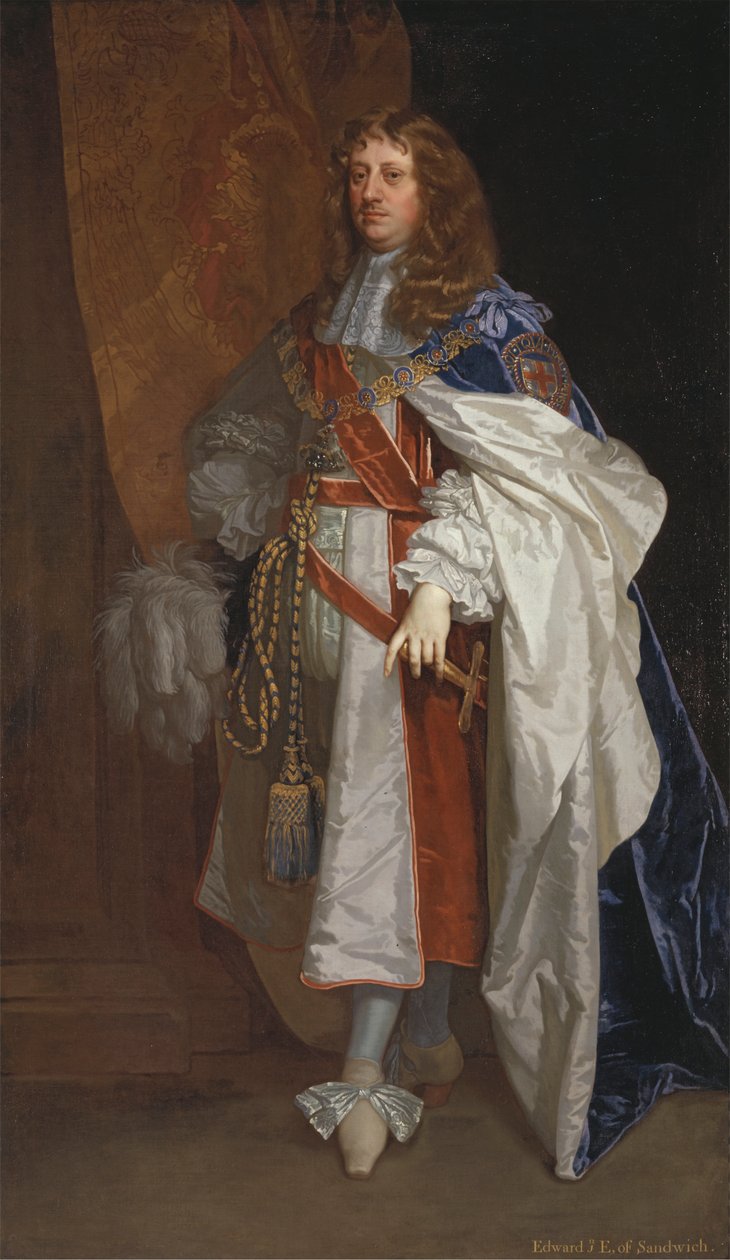 Edward Montagu, erster Earl of Sandwich von Sir Peter Lely