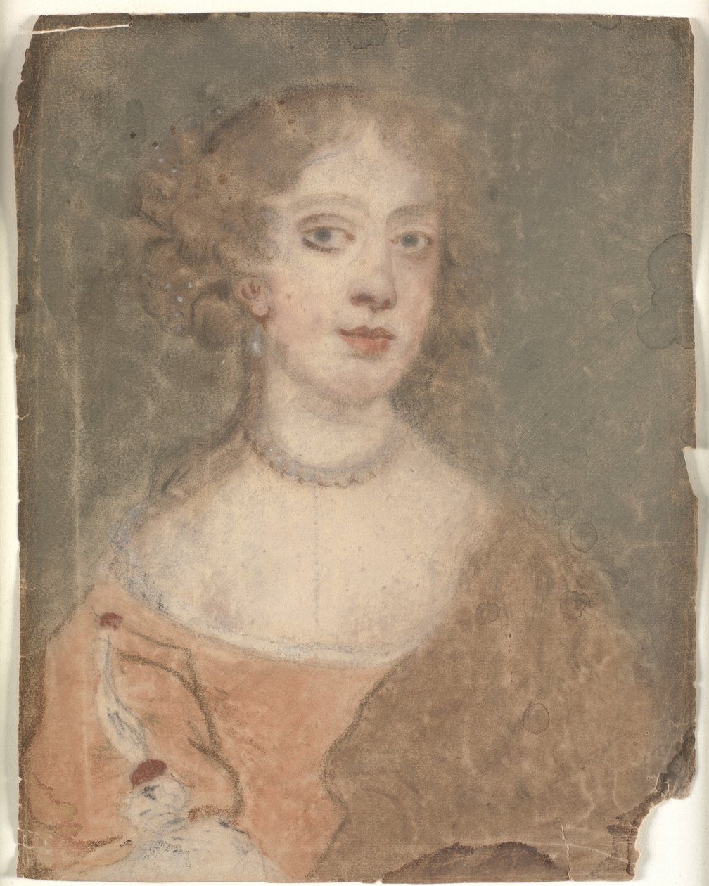 Kopf- und Schulterporträt einer Dame von Sir Peter Lely