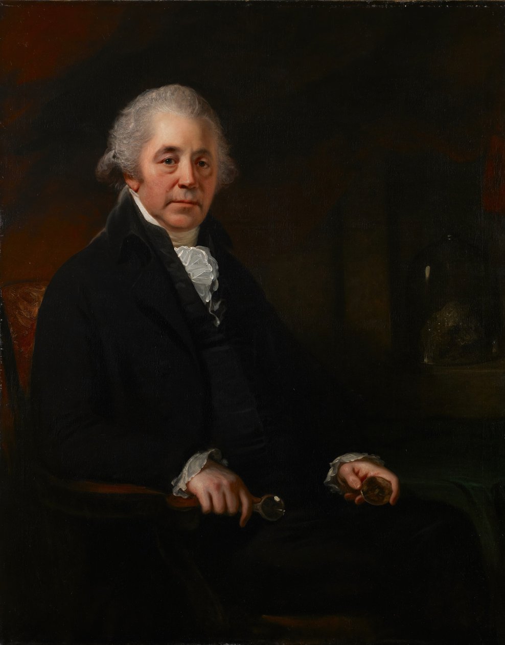 Porträt von Matthew Boulton, der eine Mineralprobe hält von Sir William Beechey