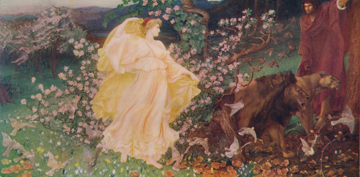 Venus und Anchises von Sir William Blake Richmond