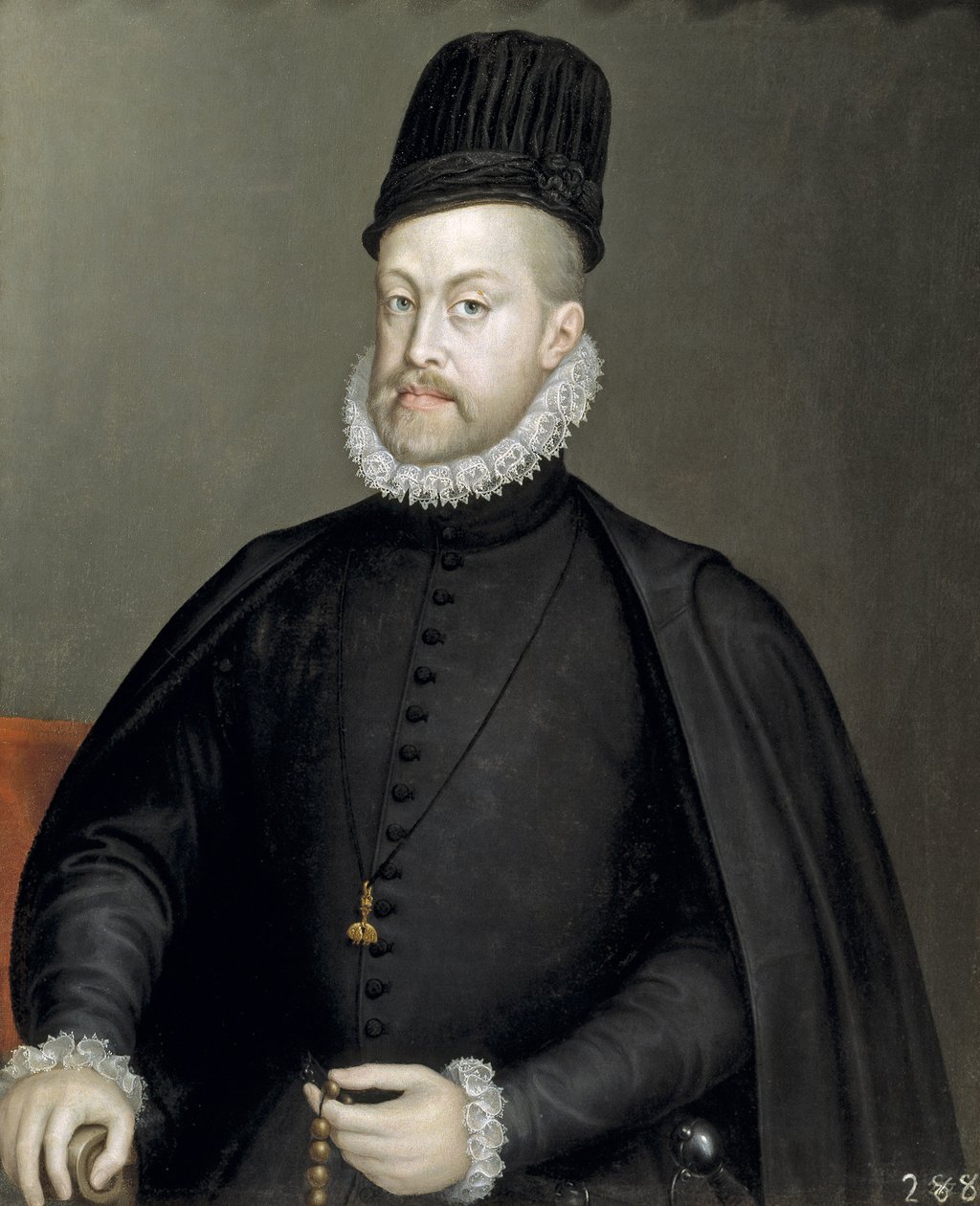 Porträt von Philipp II., König von Spanien und Portugal von Sofonisba Anguissola