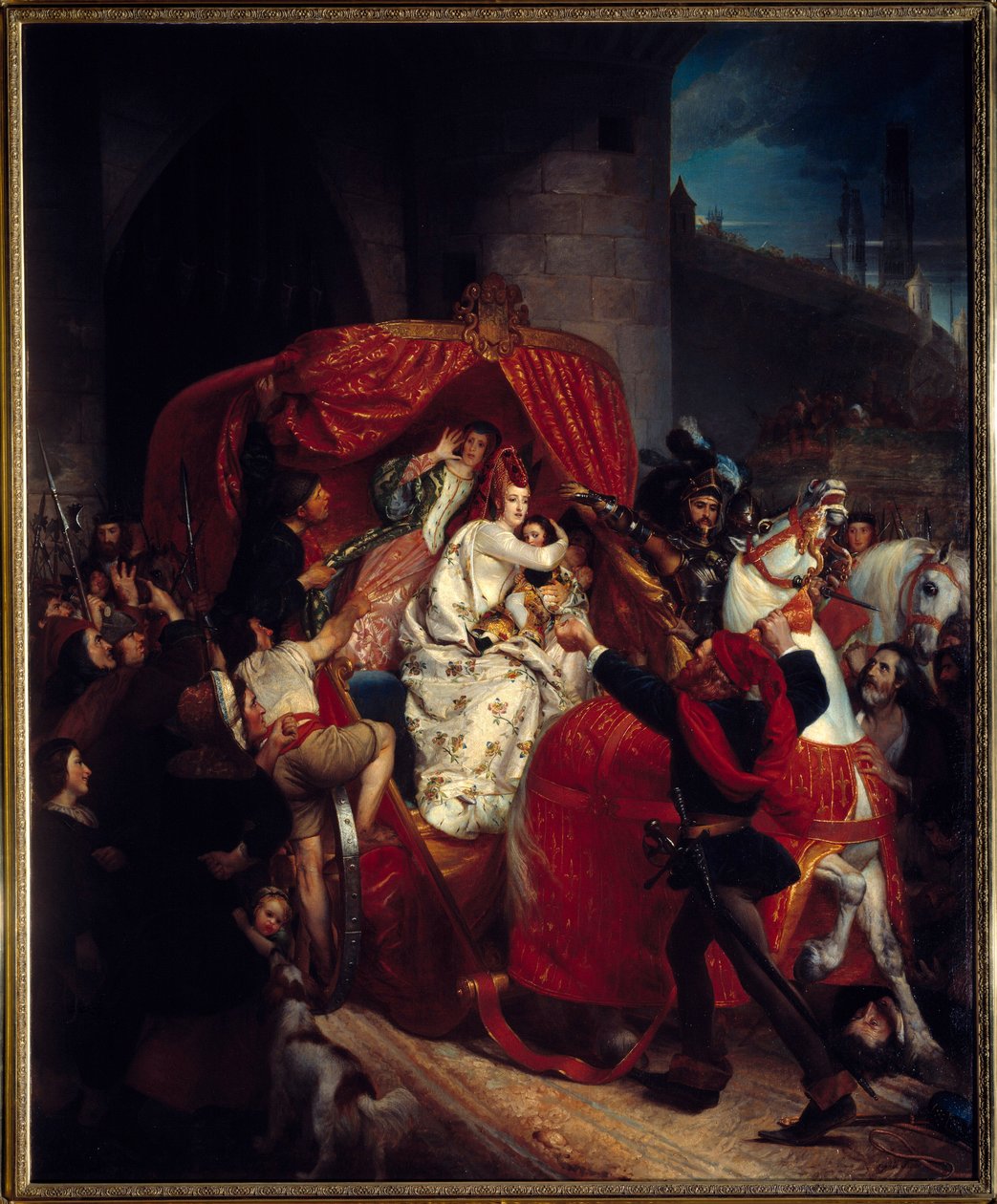 Aufstand von Brügge 1436: Die Herzogin von Burgund vor den Toren von Brügge von Sophie Rude