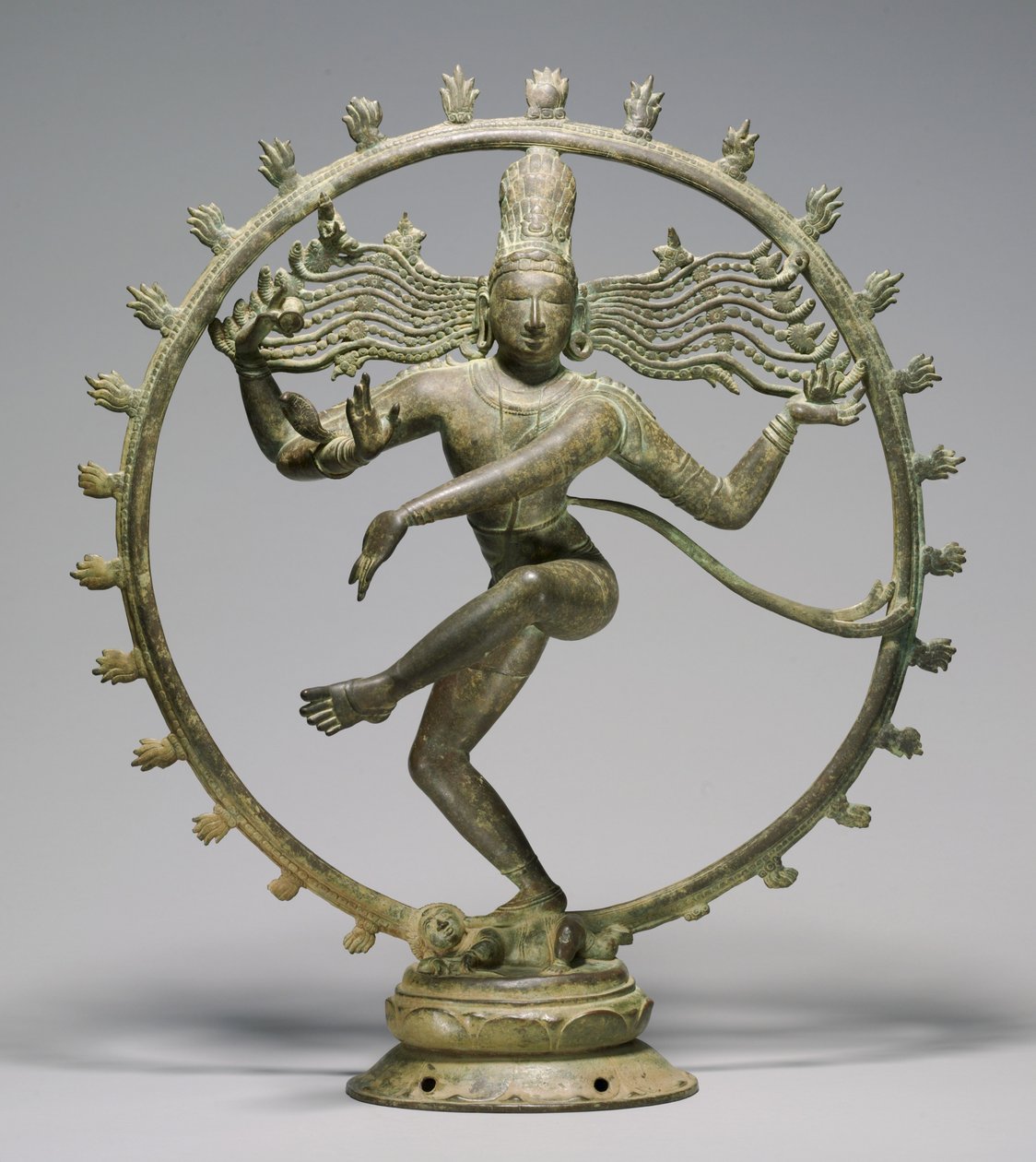 Shiva als Herr des Tanzes (Nataraja), Chola-Periode, ca. 10.-11. Jahrhundert von South Indian School