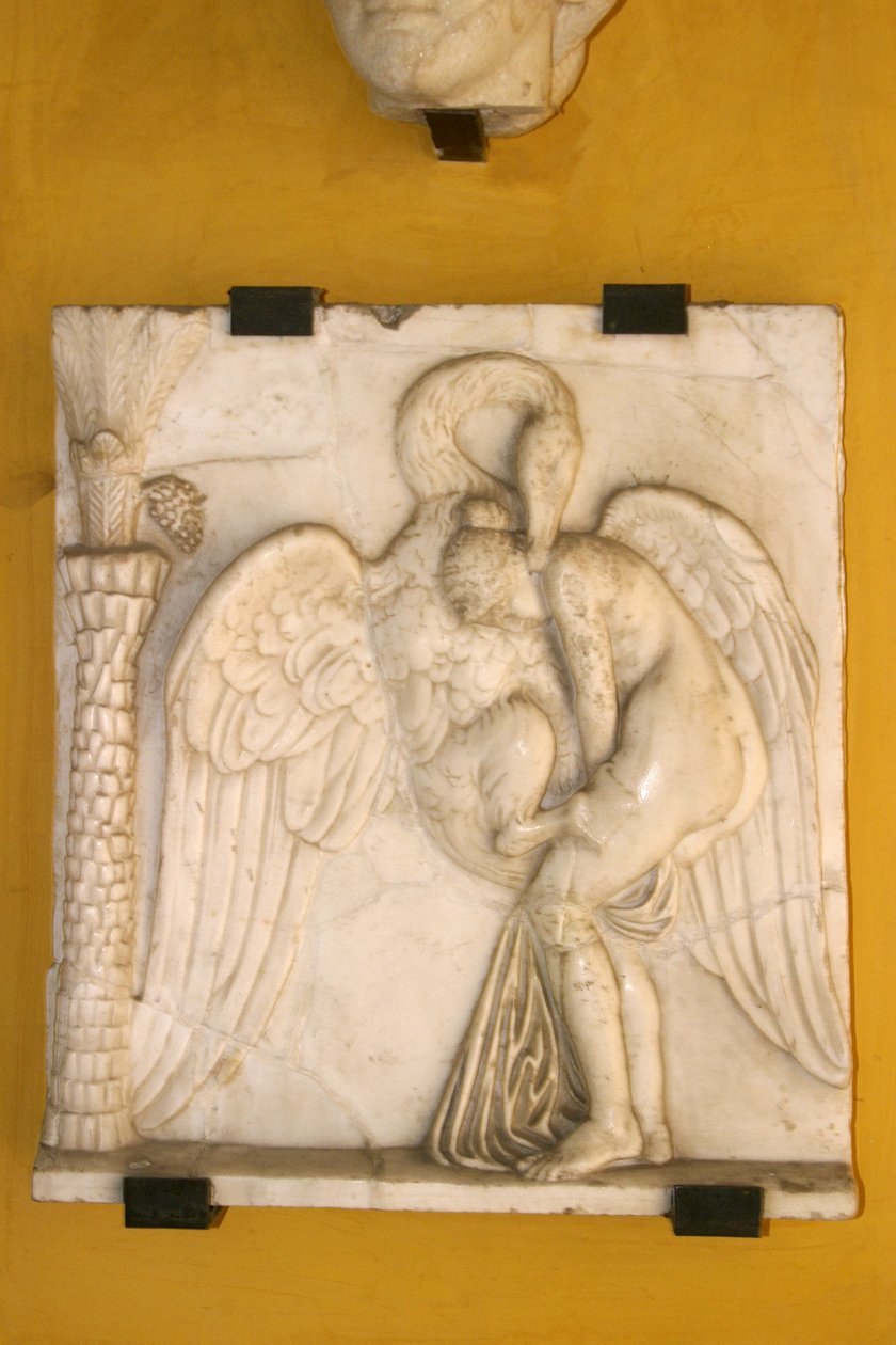 Leda und der Schwan (Marmor) von Spanish School