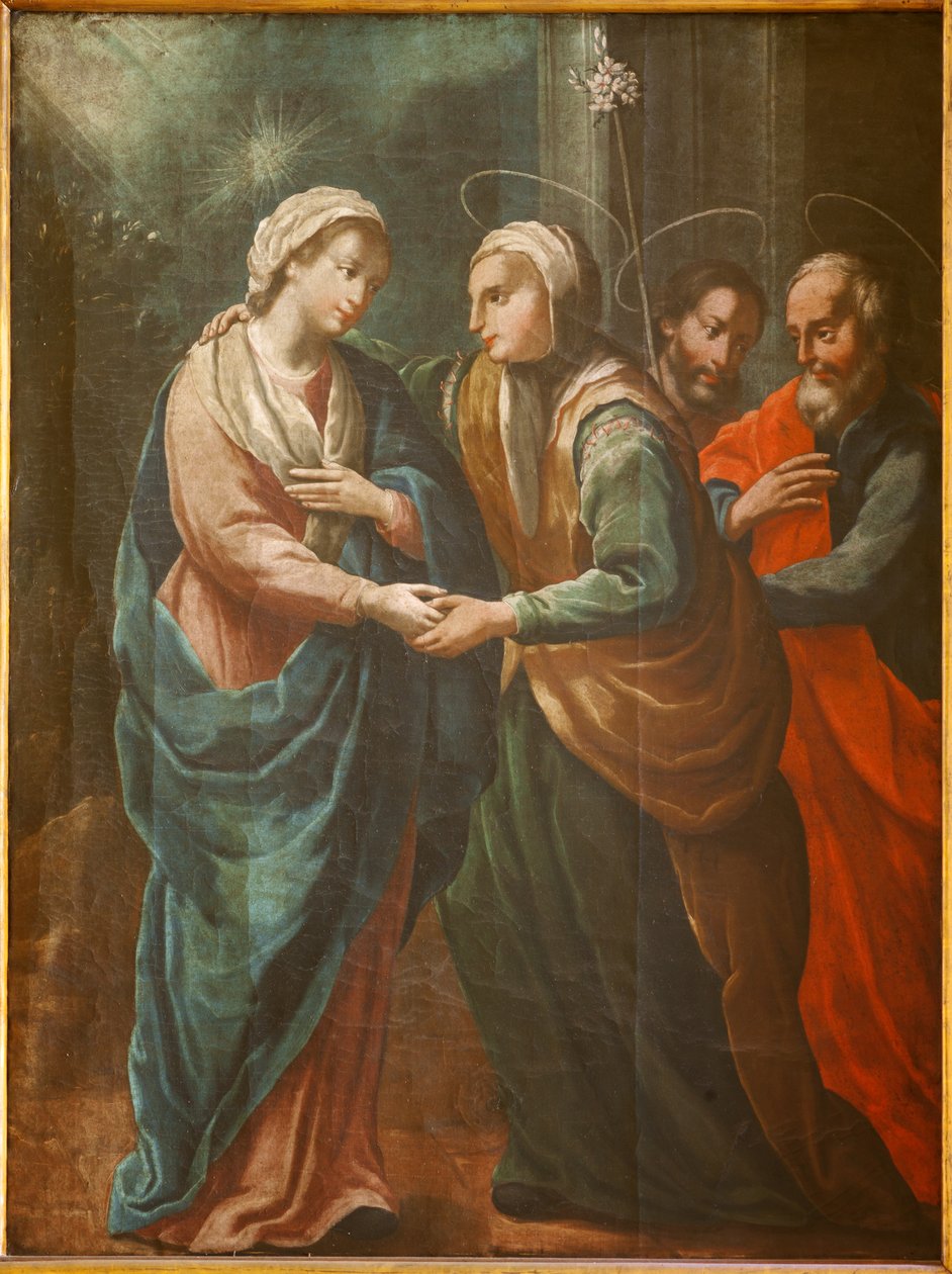 Heiligtum (Santuario de Queralt). Die Kirche. Innenansicht. Malerei. 19. Jahrhundert von Spanish School