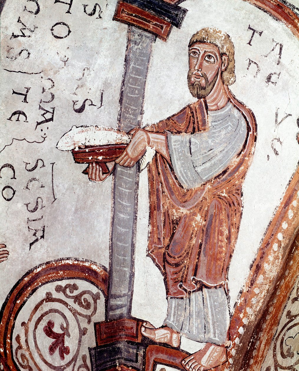 Der Zyklus der Monate: Ein Diener bietet Fisch an (Detail) von Spanish School