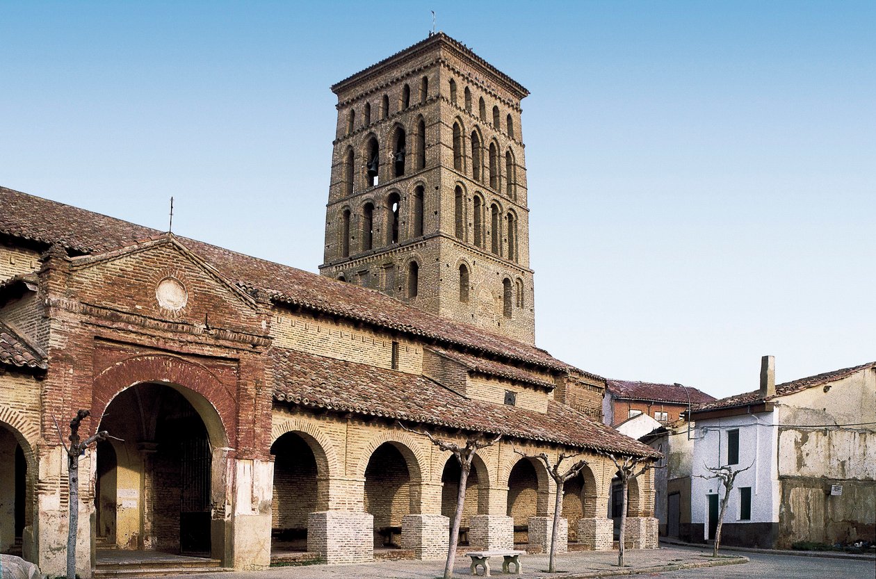 Ansicht der Kirche San Lorenzo de Sahagun, Spanien von Spanish School