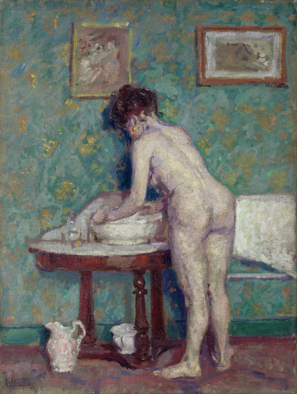 Innenraum mit Akt von Spencer Frederick Gore
