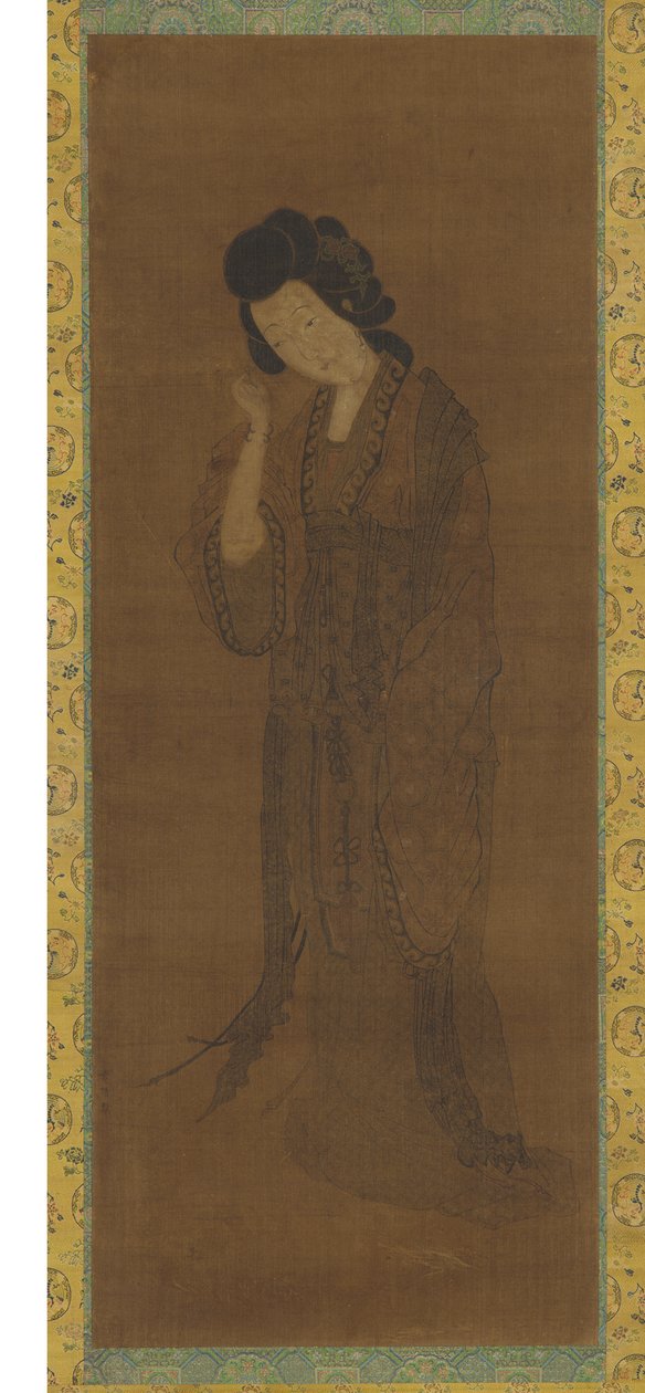 Die stehende Figur einer Frau von Spurious signature of Yuan Qian