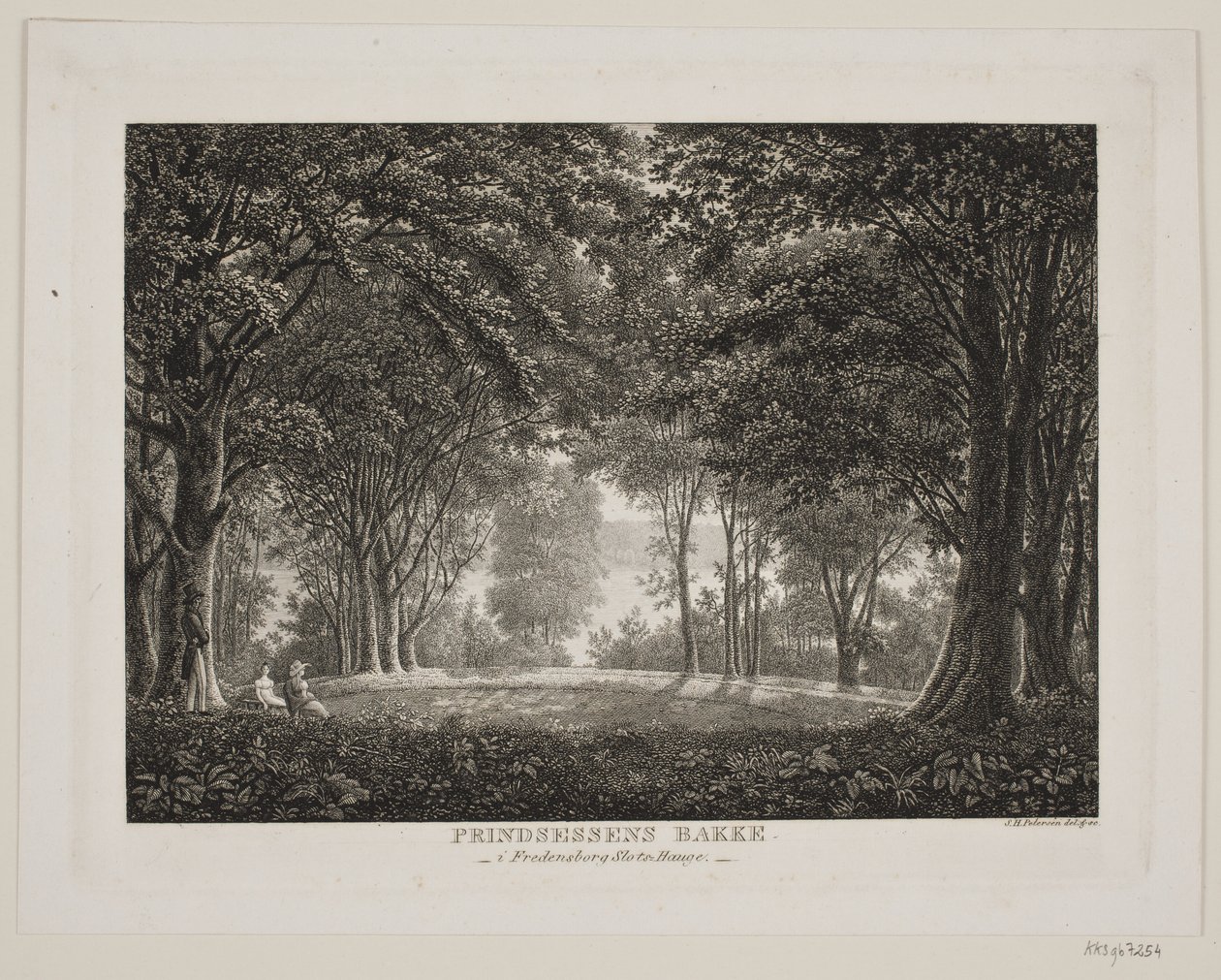 Prinzessinnenhügel im Schlossgarten von Fredensborg von Søren Henrik Petersen