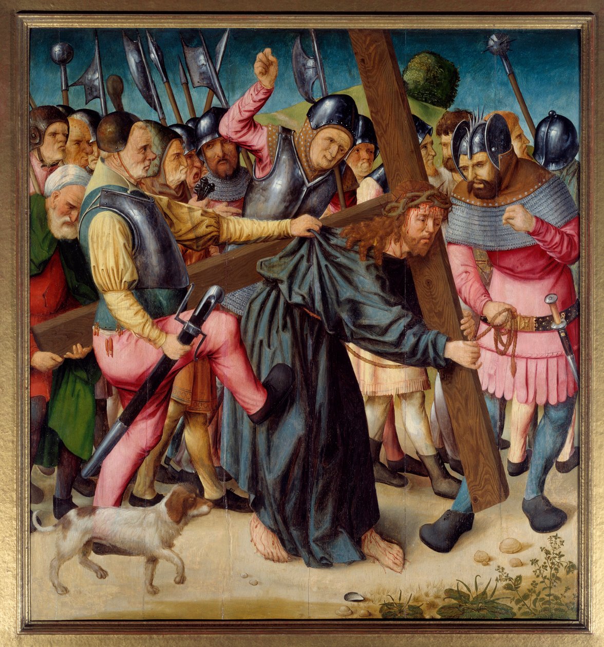 Christus auf dem Weg nach Golgatha von St Germain des Pres master
