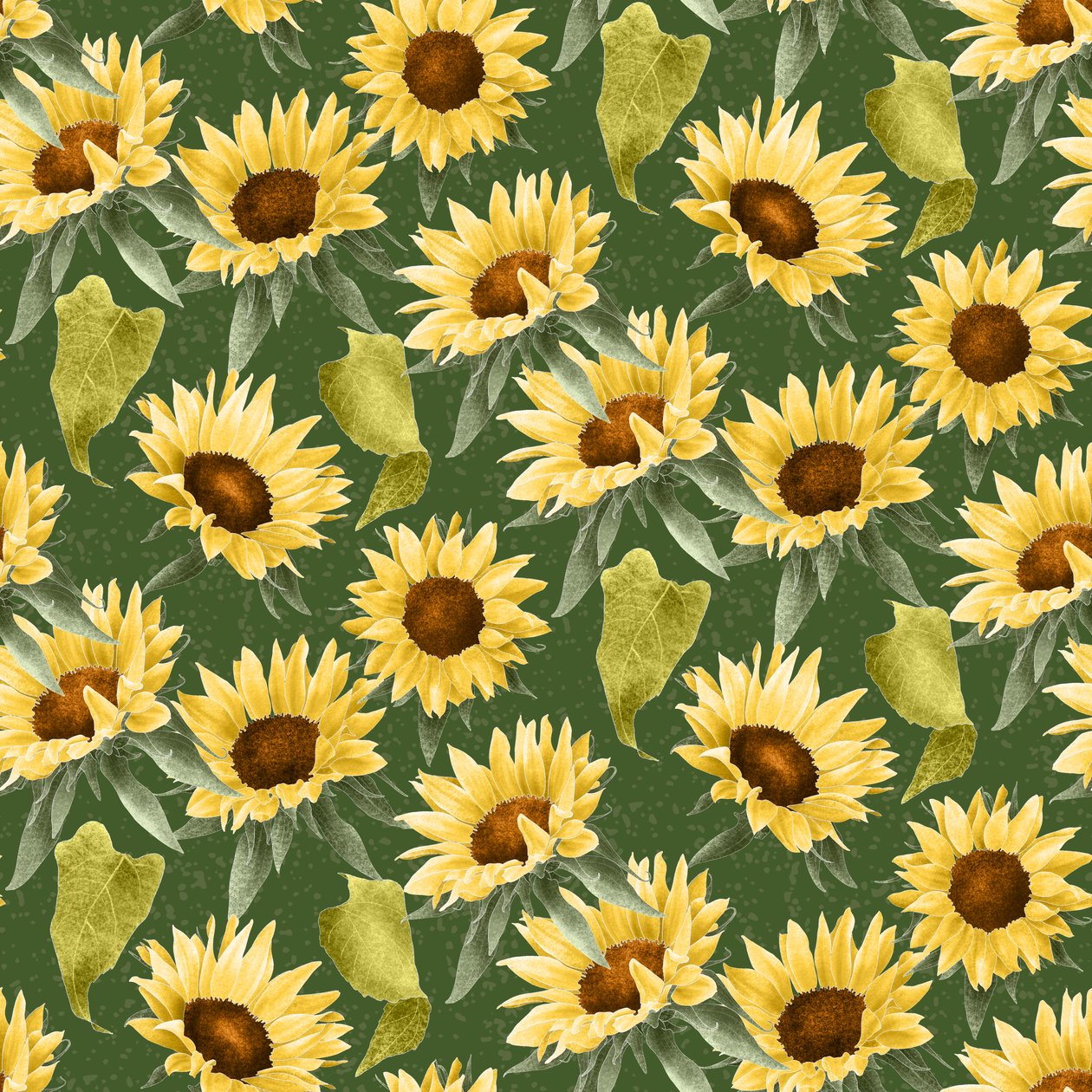 Sonnenblumenmuster, 2020 von Stacy Hsu