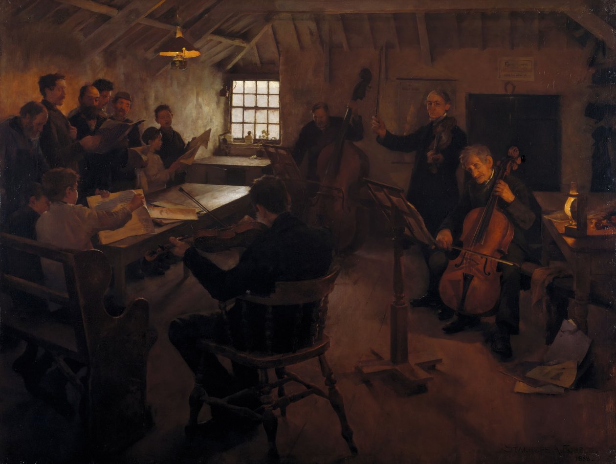 Die Dorfphilharmonie von Stanhope A Forbes