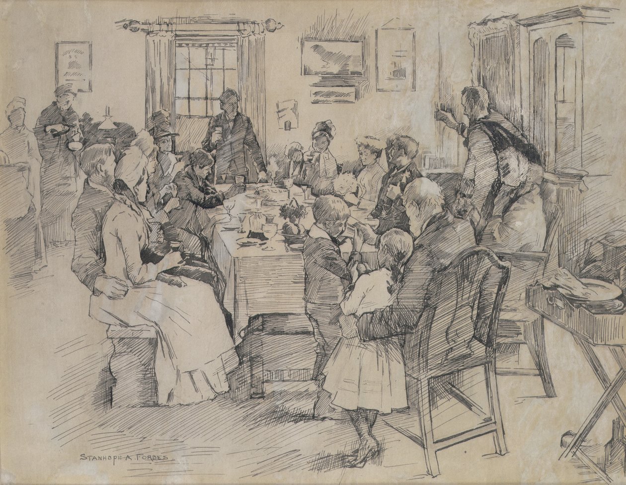 Die Gesundheit der Braut von Stanhope Alexander Forbes
