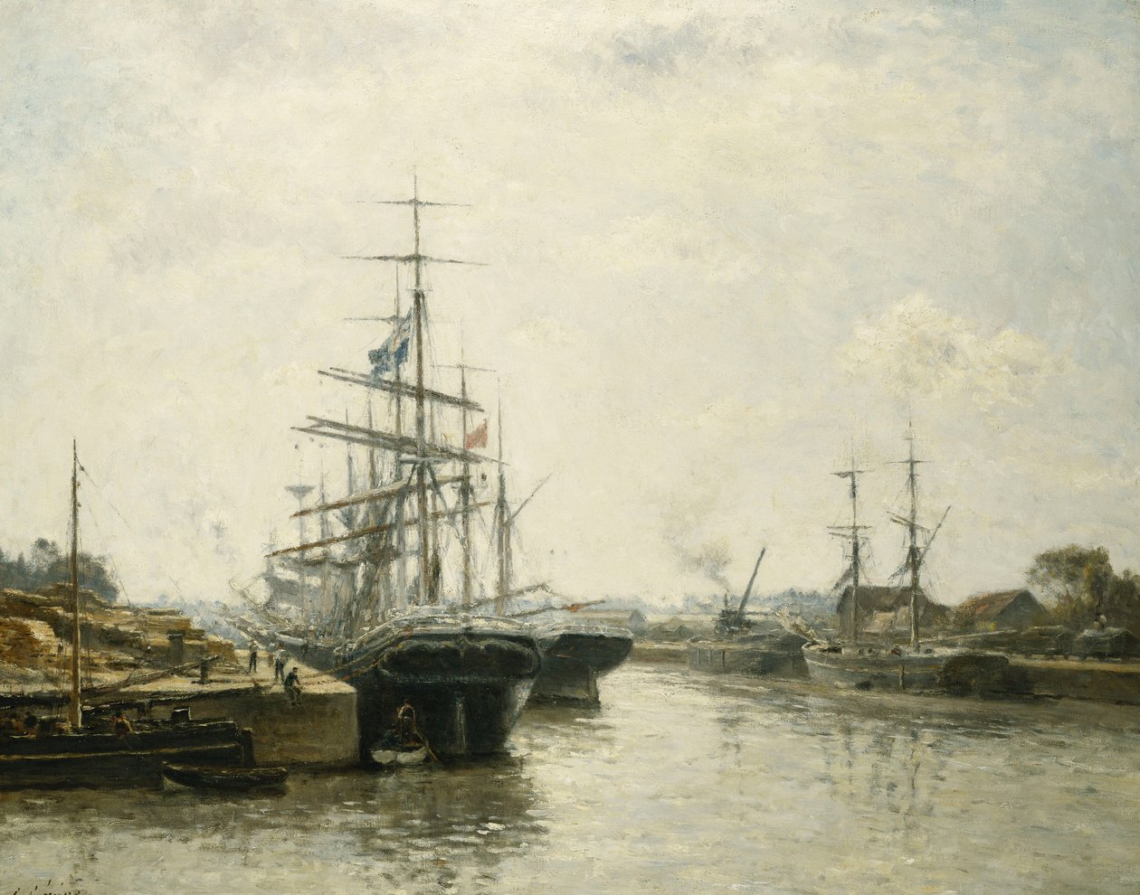 Das Becken von Caen, 1887 von Stanislas Victor Edouard Lepine