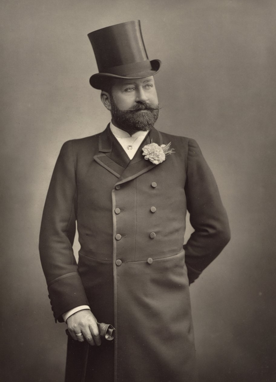 George Robert Sims (1847-1922), Journalist und Dramatiker, Porträtfotografie von Stanislaus Walery