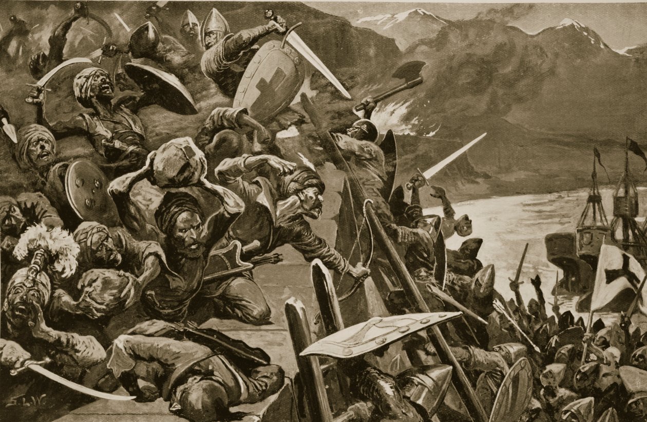 Kreuzritter stürmen Nicaea von Stanley L. Wood