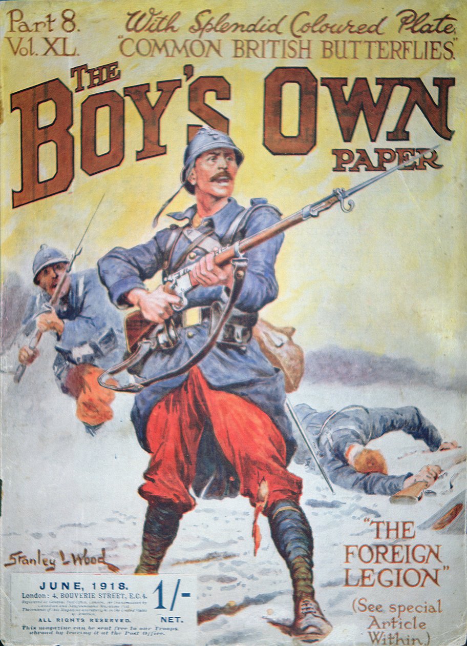 Fremdenlegion im Ersten Weltkrieg, Titelbild von The Boy