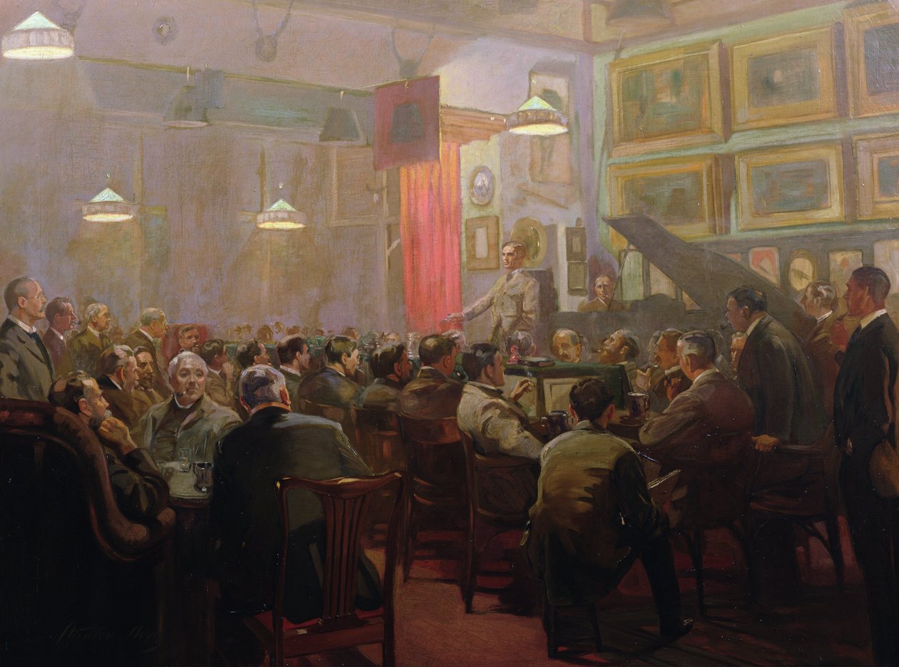 Abendessen im Brandon Cottage, Bristol von Stanley Lloyd
