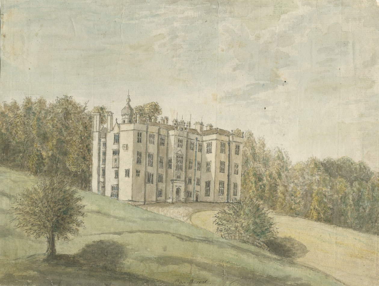 Beaudesert Hall und Park von Stebbing Shaw