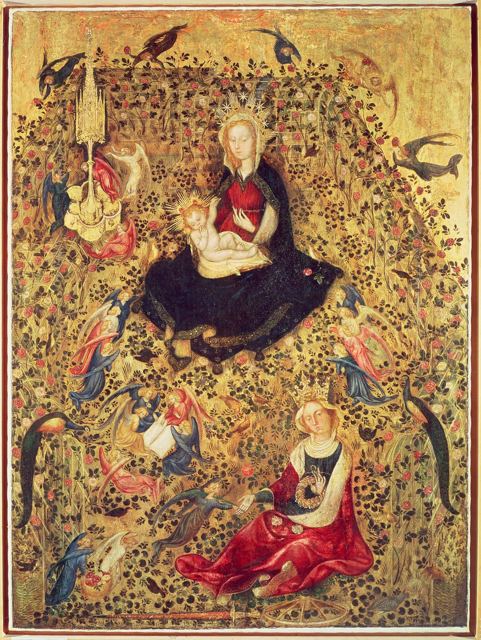 Madonna mit Rosenstrauch von Stefano di Giovanni da Verona