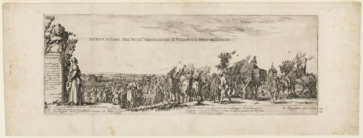 Einzug des polnischen Botschafters in Rom von Stefano della Bella