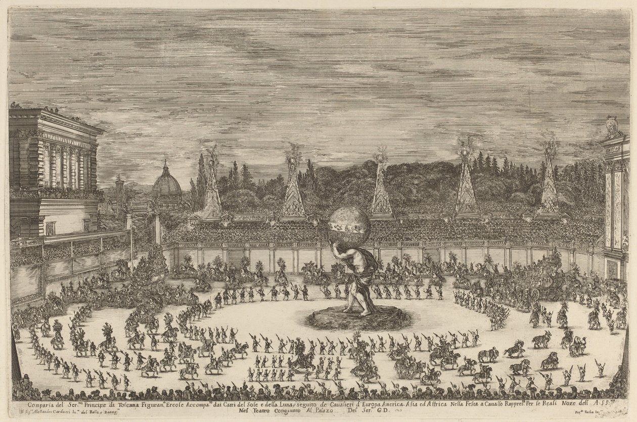Einzug des Prinzen der Toskana, 1661 von Stefano della Bella