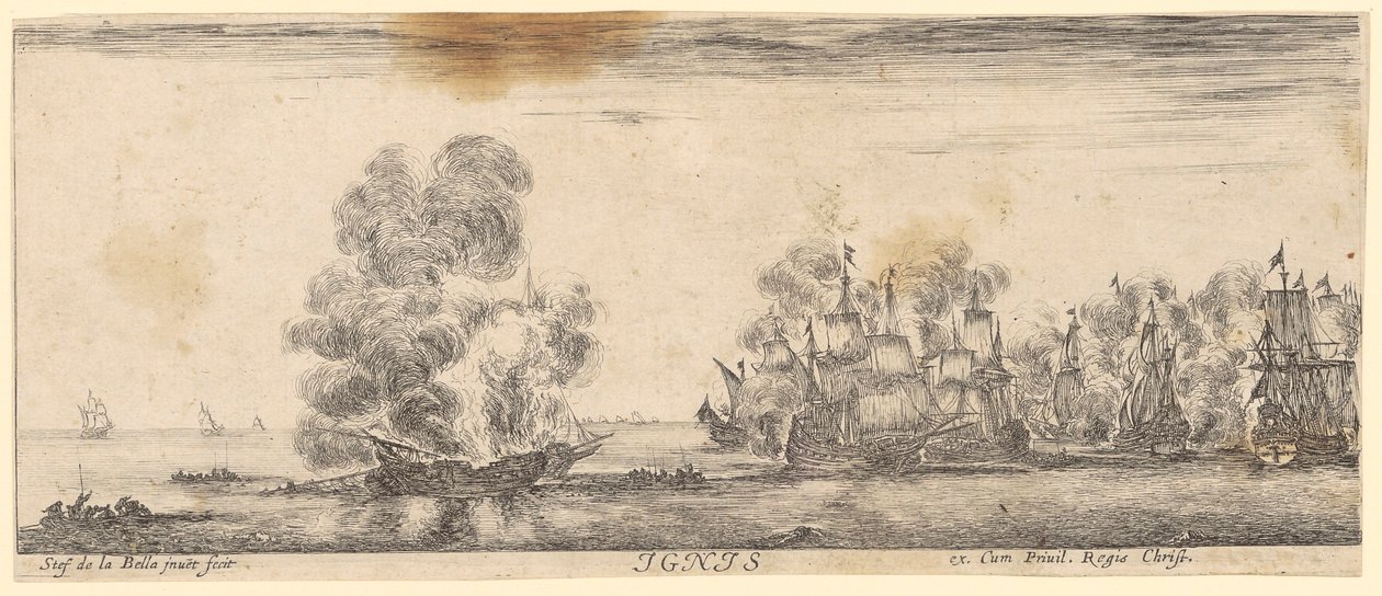 Feuer von Stefano della Bella