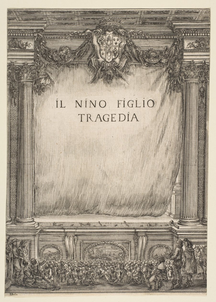 Frontispiz für Il Nino Figlio von Stefano della Bella