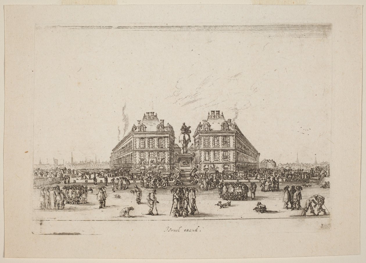 Place Dauphine von Stefano della Bella