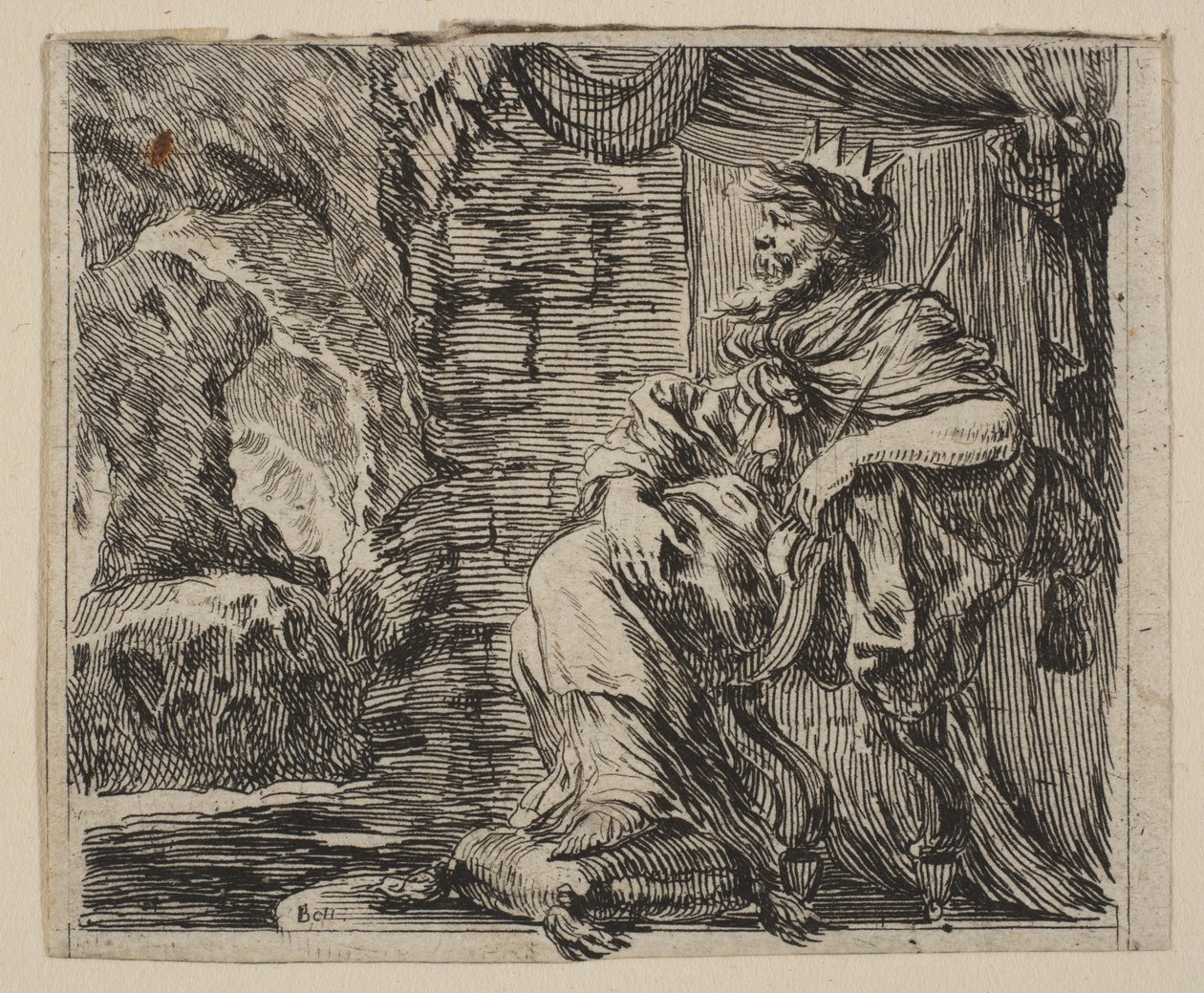 Pluto, aus dem Spiel der Mythologie Jeu de la Mythologie, 1644 von Stefano della Bella