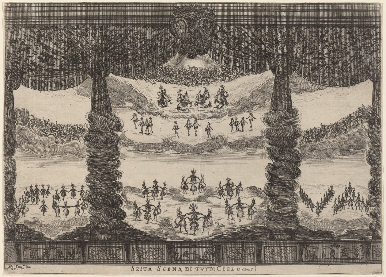 Sesta Scena di Tutto Cielo, 1637 von Stefano della Bella