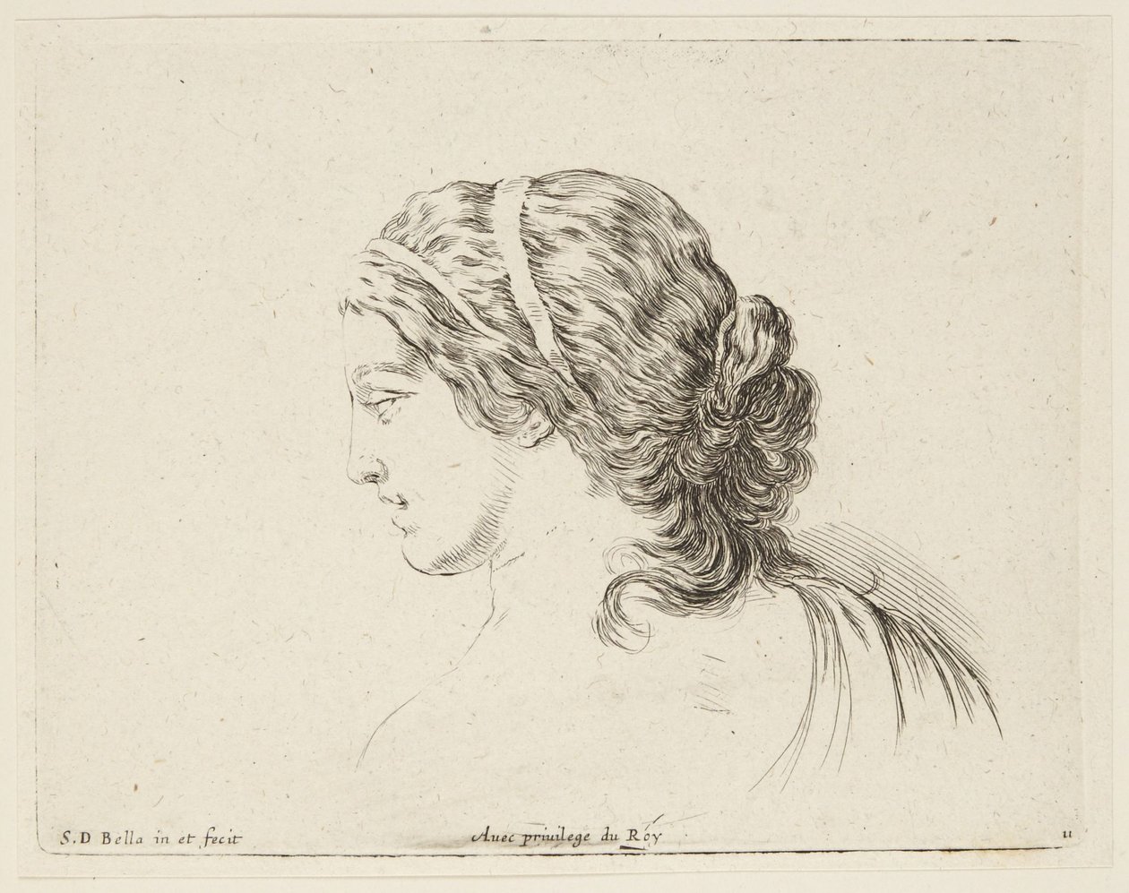 Studie (I principii del disegno, 11) von Stefano della Bella