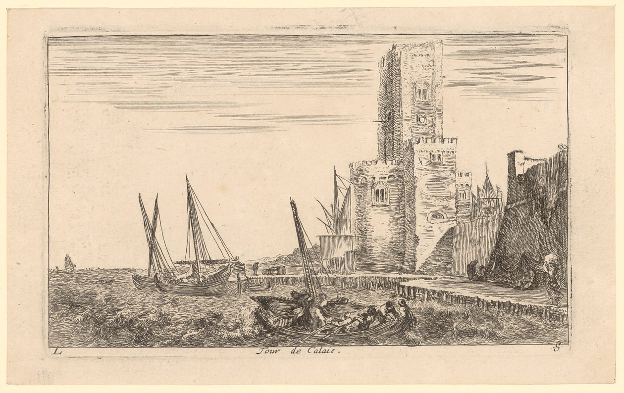 Turm von Calais von Stefano della Bella