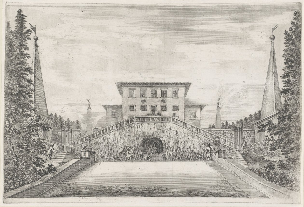 Villa Pratolino (Serientitel) von Stefano della Bella