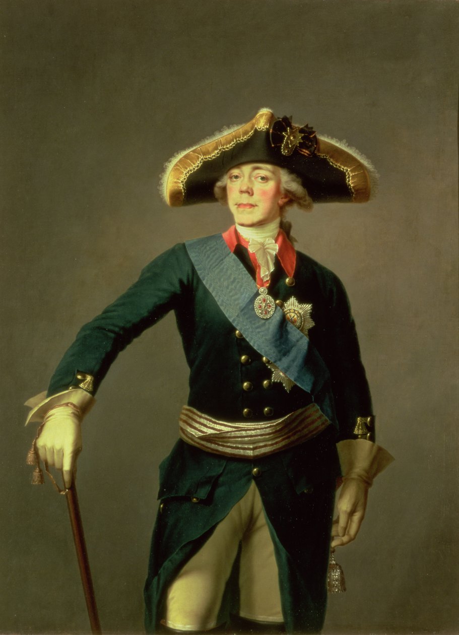 Porträt von Paul I, 1796-7 von Stepan Semenovich Shchukin