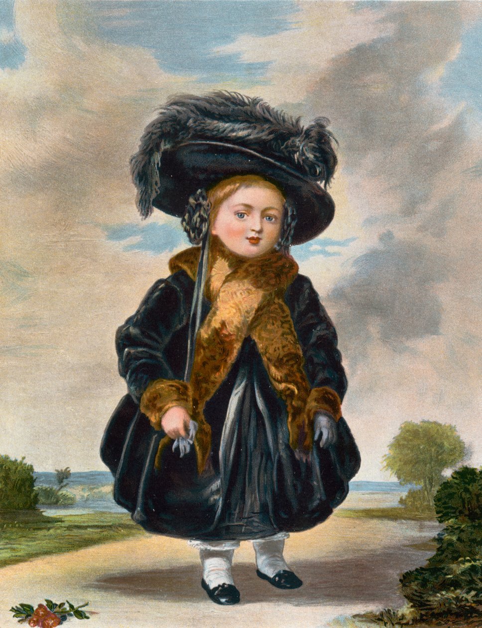 Königin Victoria als Prinzessin Victoria, im Alter von 4 Jahren von Stephan Poyntz (after) Denning