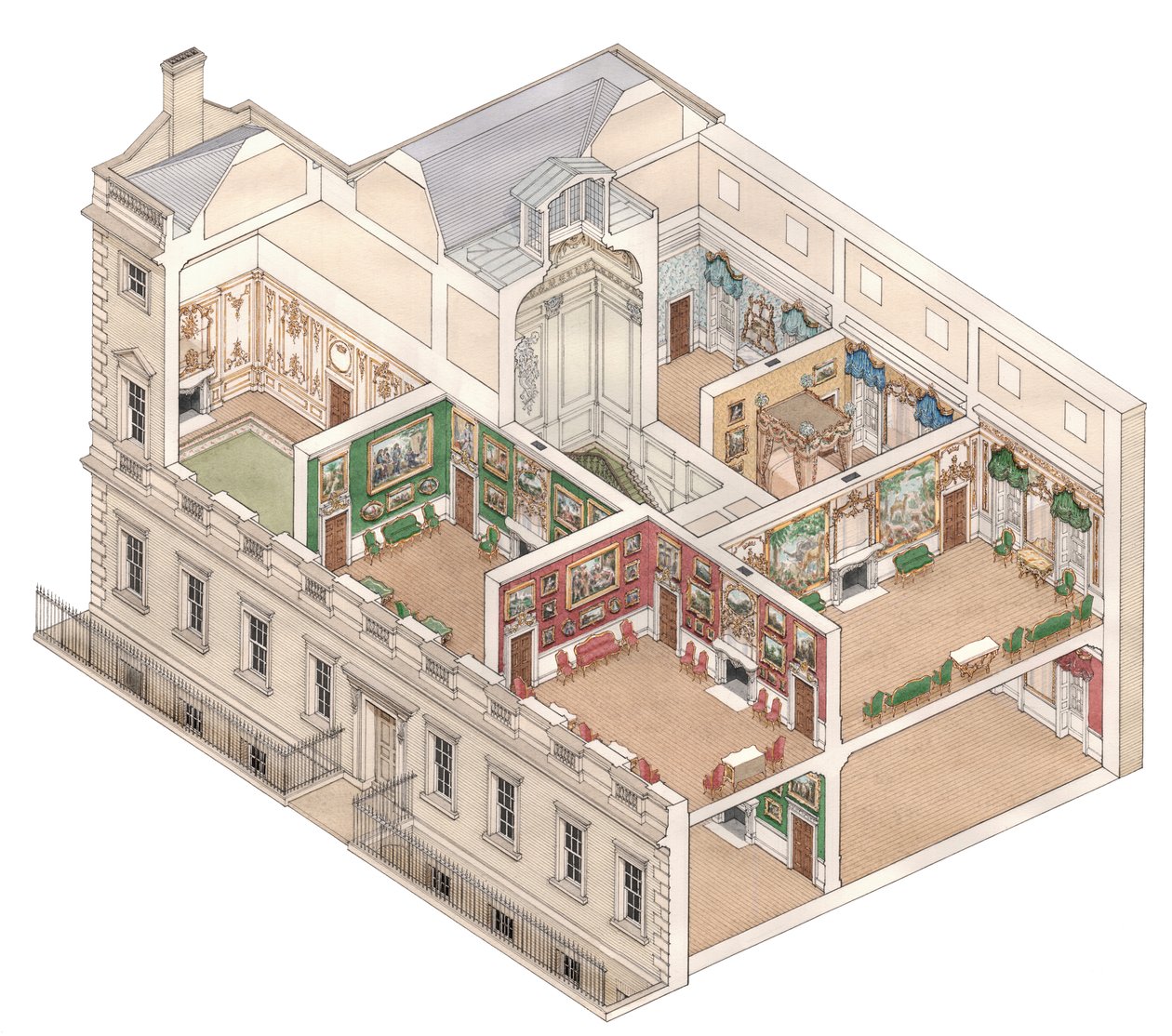Norfolk House, London, ca. 1890-1914 von Stephen Conlin