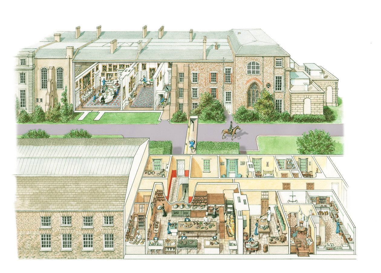 Petworth House, ca. 1890-1914 von Stephen Conlin