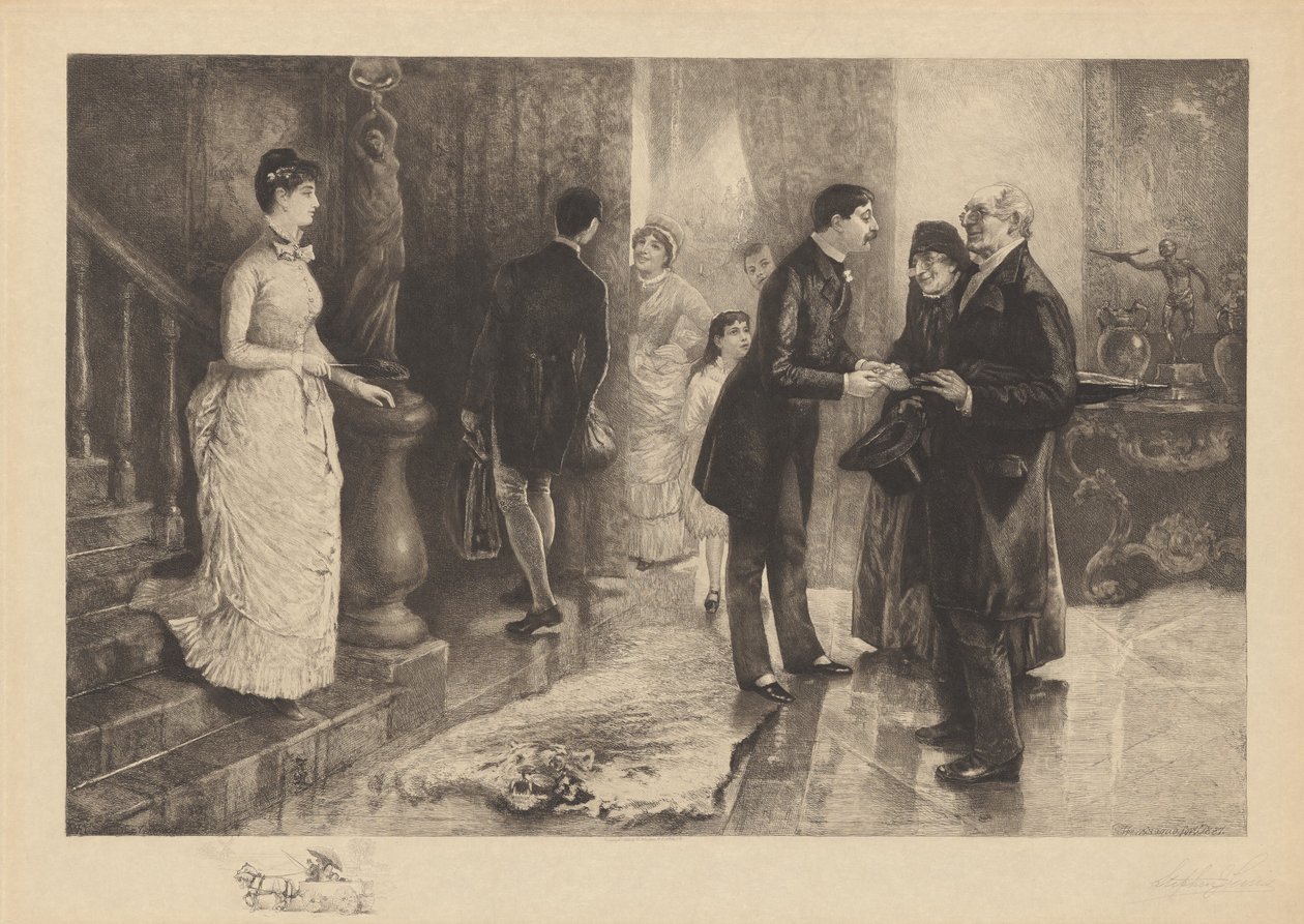 Der Besuch in der Stadt von Stephen James Ferris after William Thomas Smedley