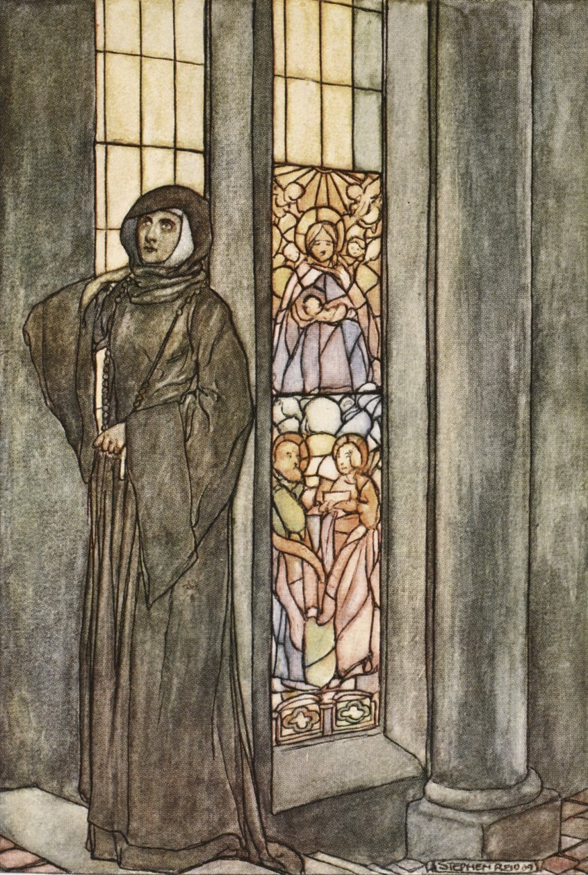 Sie hörte ihren eigenen Namen immer wieder rufen, Illustration aus 