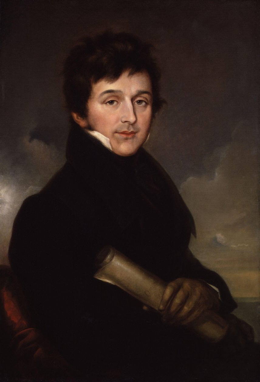 Porträt des Komponisten Charles Edward Horn 1786-1849, ca. 1825 von Stroely