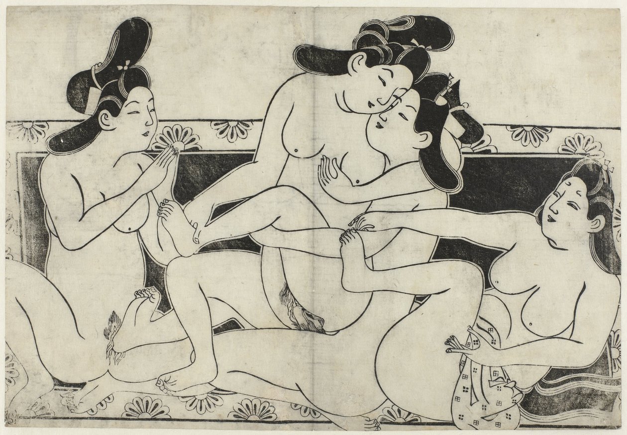 Erotische Darstellung von Sugimura Jihei (attributed to)