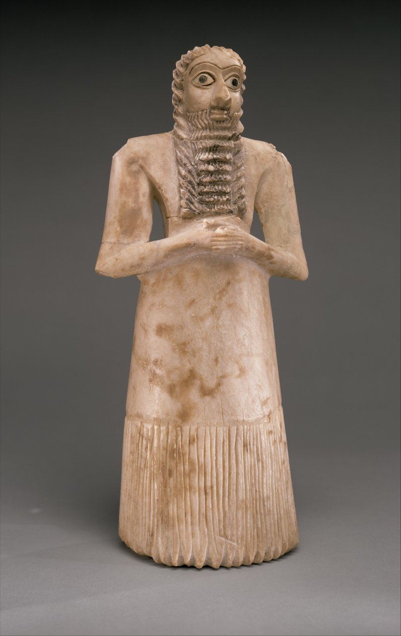 Stehender männlicher Verehrer von Sumerian