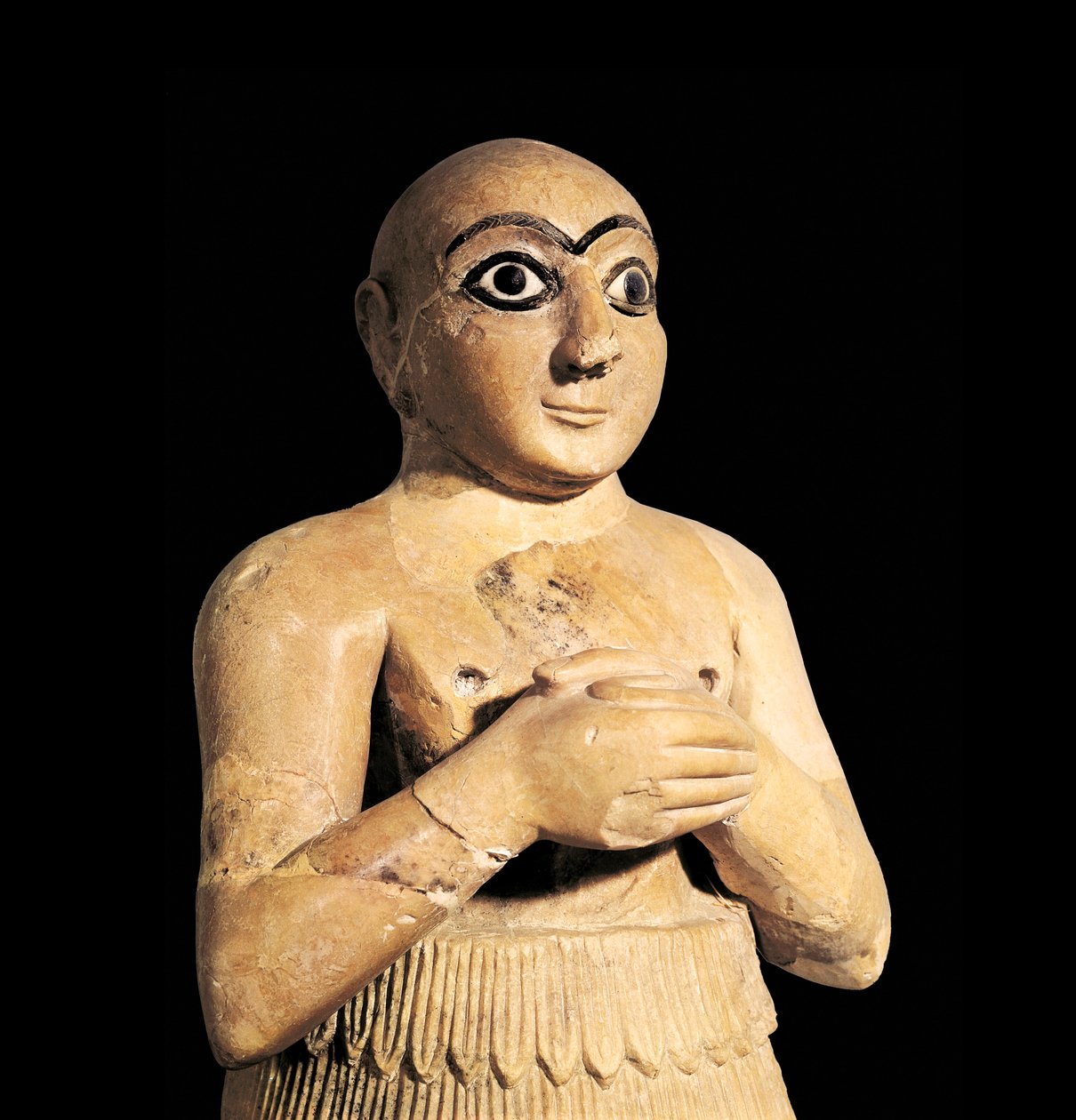 Selim, Bruder des Königs von Mari in Syrien, 3. Jahrtausend v. Chr. (Skulptur) von Sumerian Sumerian