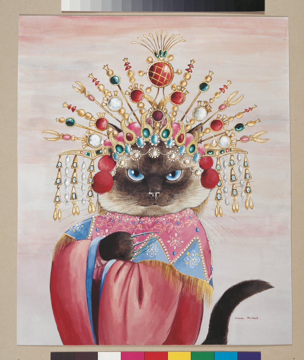 Illustration aus Cats Galore! A Compendium of Cultured Cats von Susan Herbert