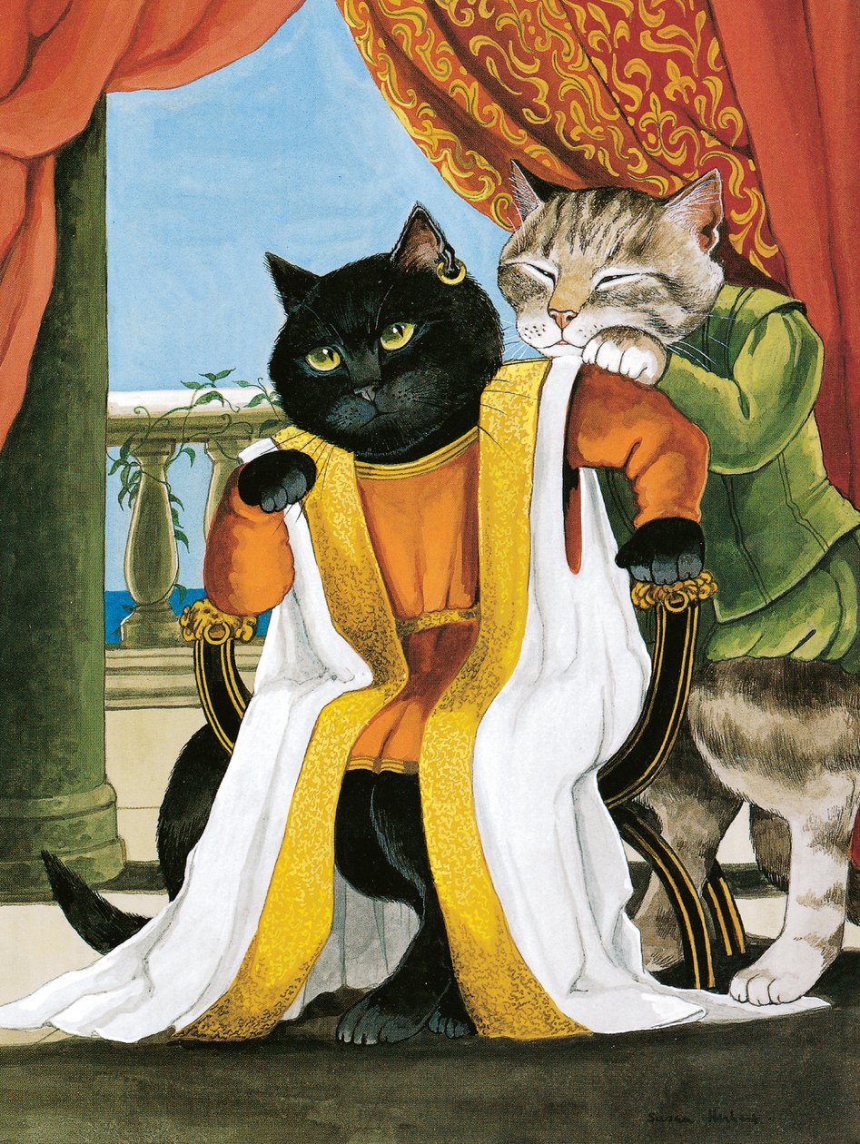 Illustration aus Shakespeare Cats: Poster Book von Susan Herbert
