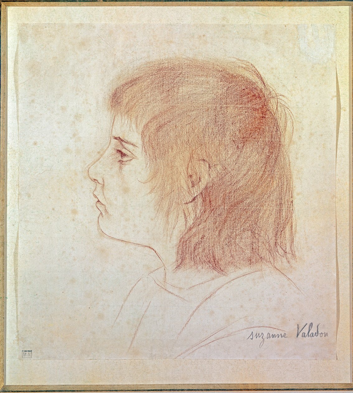 Porträt des Malers Maurice Utrillo als Kind von Suzanne Valadon