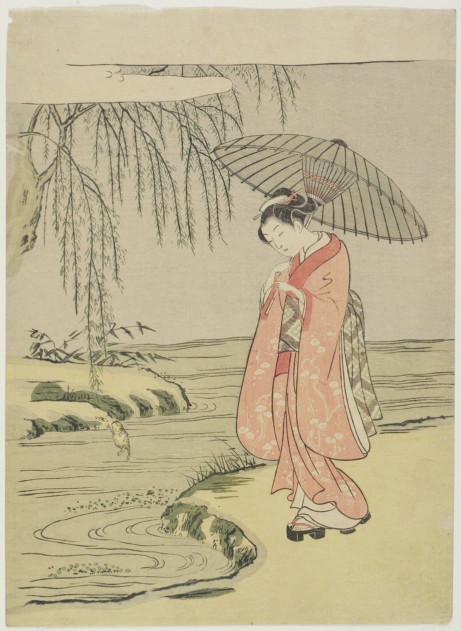 Mitate des Kalligraphen Ono no To_fu_ von Suzuki Harunobu