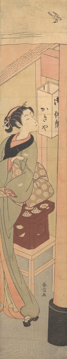 Osen vom Kagiya-Teesalon, ca. 1769 von Suzuki Harunobu